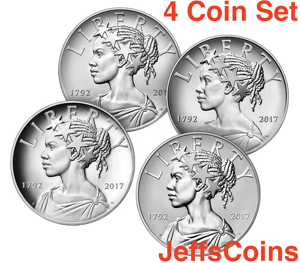 2017 P D S W American Lady Liberty 225th Anniversary SILVER Medal