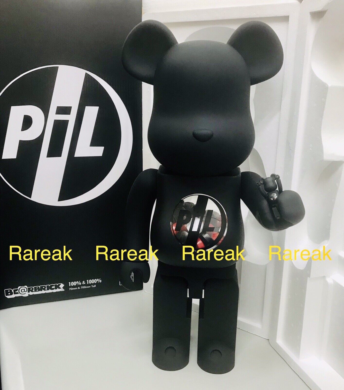 Medicom Bearbrick 2022 PiL Official 1000% and 100% be@rbrick set