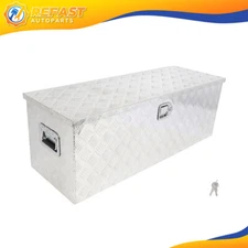 Silver For Truck Tractor Garage Bed Storage Tool Box Case Cover 44"X15"X15"