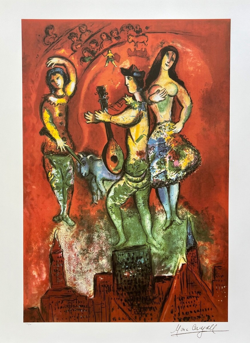 Marc Chagall CARMEN Facsimile Signed Limited Edition Lithograph