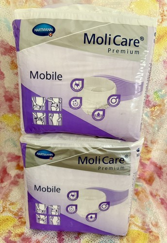 Molicare Premium Mobile 8 drops Small ~ Two Bags of 14 in each