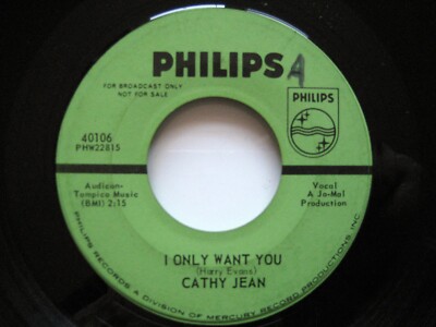 CATHY JEAN 45 My Heart Belongs To Only You PHILIPS Promo Near-MINT #3555