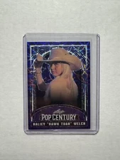 Haliey "Hawk Tuah" Welch 2024 Leaf Metal Pop Century Purple Scope Rookie RC /45