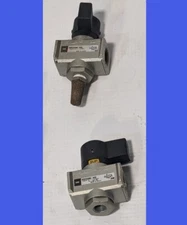 Lot of 2 SMC NVHS2000-N02 Shut Off Valve,Pres. 0.1~1.0 MPa, 15-150psi -Free Ship