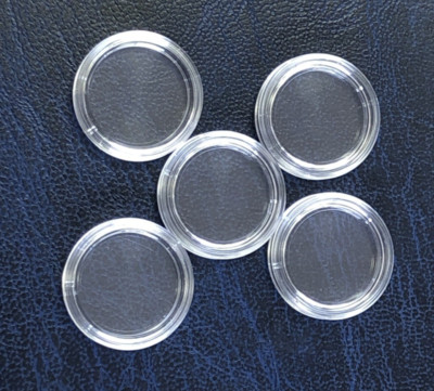5 x Münzkapseln 20 mm für (Half Sovereign) oder 22,5 mm - für (Full Sovereign)