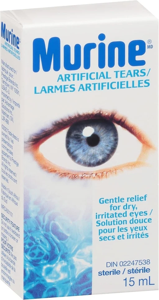 Alivio suave suplementario lágrimas murinas para ojos secos e irritados, 15 ml Foto 2 de 4