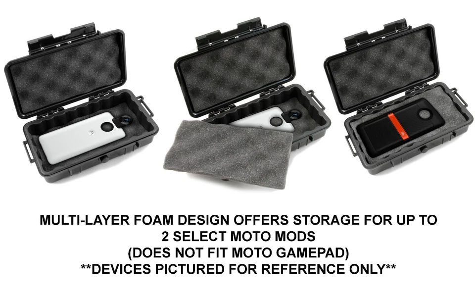9" Moto Mod Case fits 2 Moto Z Mod Motorola Mods ie. Hasselblad Camera and More - Image 2 of 4