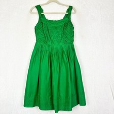 Nelli by Janice Jaraicie Vintage Silk Mini Dress Size Medium Pleated Mini