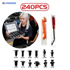 240PCS For Ford F-350 Car Bumper Clips Kit Au...