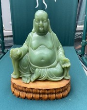 GREEN JADE - LIKE BUDDHA STATUE