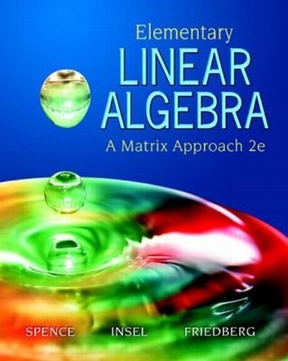 Elementary Linear Algebra Hardcover