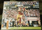 BAS COA GEORGE KITTLE SIGNED 8x10 49ers FOOTBALL PHOTO BECKETT