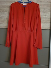MANGO Gr. M Kleid Damen Orange