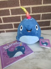 Kohl's Cares /Yottoy Narwhal" Plush + Book -"When You Adopt a Starwal"