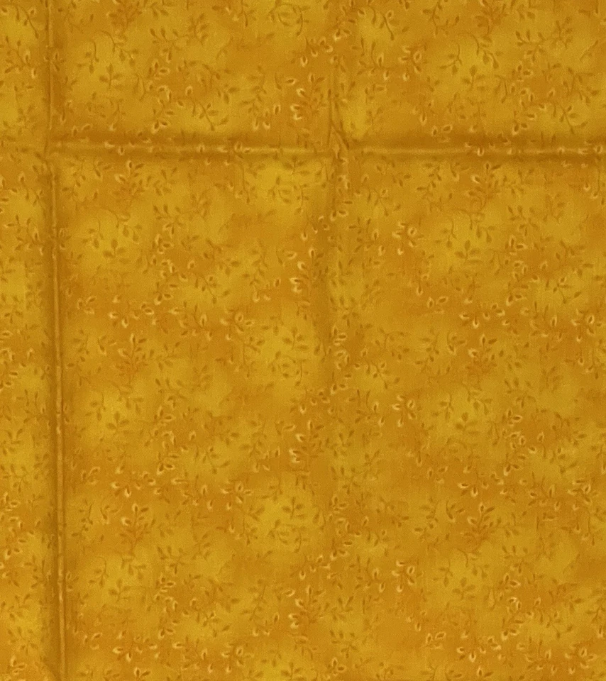 Henry Glass Fabrics Folio Basics Pattern 7755 Yellow Floral 1.7 Yd X 42 In Wide - Image 3 of 4