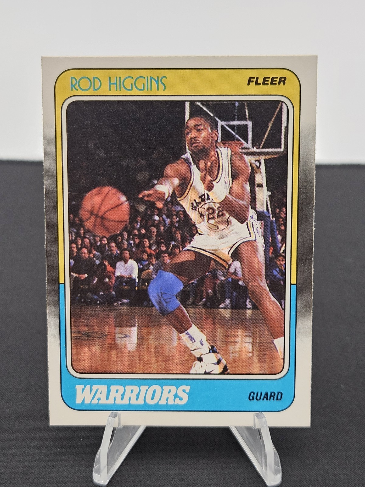 1988-89 Fleer Basketball #47 Rod Higgins Golden State Warriors NBA