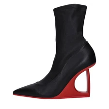 1F2500D_F14BP5B268 Ankle Boots And Fringes VIC MATIE' Women Black Amv038_vima