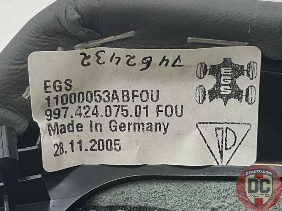 Porsche Boxster Cayman 911 2005-2012 6MT perilla de cambio y arranque gris piedra 133816 Foto 2 de 4