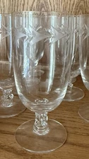 Single Vintage Fostoria Holly Clear Iced Tea Goblet