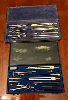 Vintage Technical Drawing Kits Boxed x 2