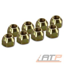 8x RADMUTTER KEGELBUND M12x1,5 FÜR MAZDA 121 2 3 323 5 6 CX-30 MPV PREMACY RX-7
