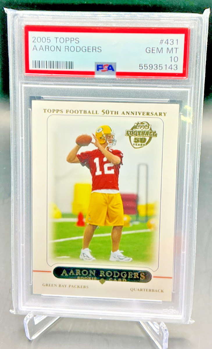 PSA 10 - 2005 Topps AARON RODGERS RC #431 (5143) Packers