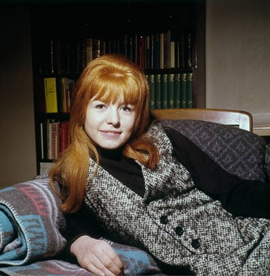 Jane Asher actress pictured at home in 1964 Old Photo