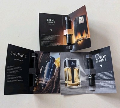 Parfums Christian Dior Dior Homme/Sauvage Eau de Toilette Spray 1ml Lot Of 3