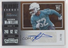 2017 Panini Contenders Playoff Ticket 34/49 Raekwon McMillan #270 Auto 0d8
