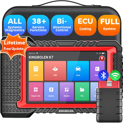 KINGBOLEN K7 OBD2 Diagnosegerät Scanner Alle System Active Test ECU-Codierung