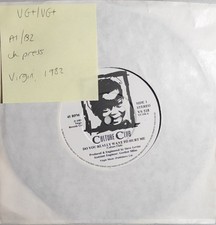 Culture Club Do You Really Want To Hurt Me Vinyl Record 7" VG+/VG+ VS 518 1982