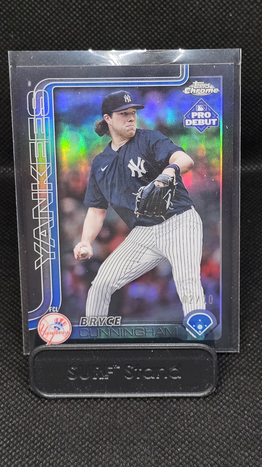 2025 Topps Chrome Pro Debut #PDC-148 Bryce Cunningham New York Yankees /10