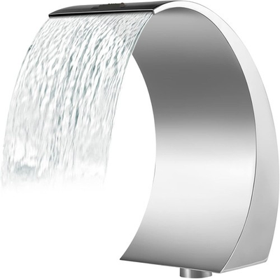 #ad #ad Swimming Pool Waterfall Arc Hook Water Fountain Outlet Stainless Steel Poo... $148.49