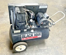 Black Max 3HP Sanborn Portable Air Compressor Tank / Works