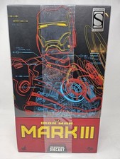 Hot Toys MMS256 D07 MARVEL Iron Man Mark III 3 Die Cast 1 6 Figure COMPLETE
