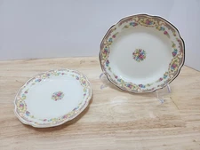 Vintage Mount Clemens 7" Salad Bread Plate Mildred Pattern Set of 2