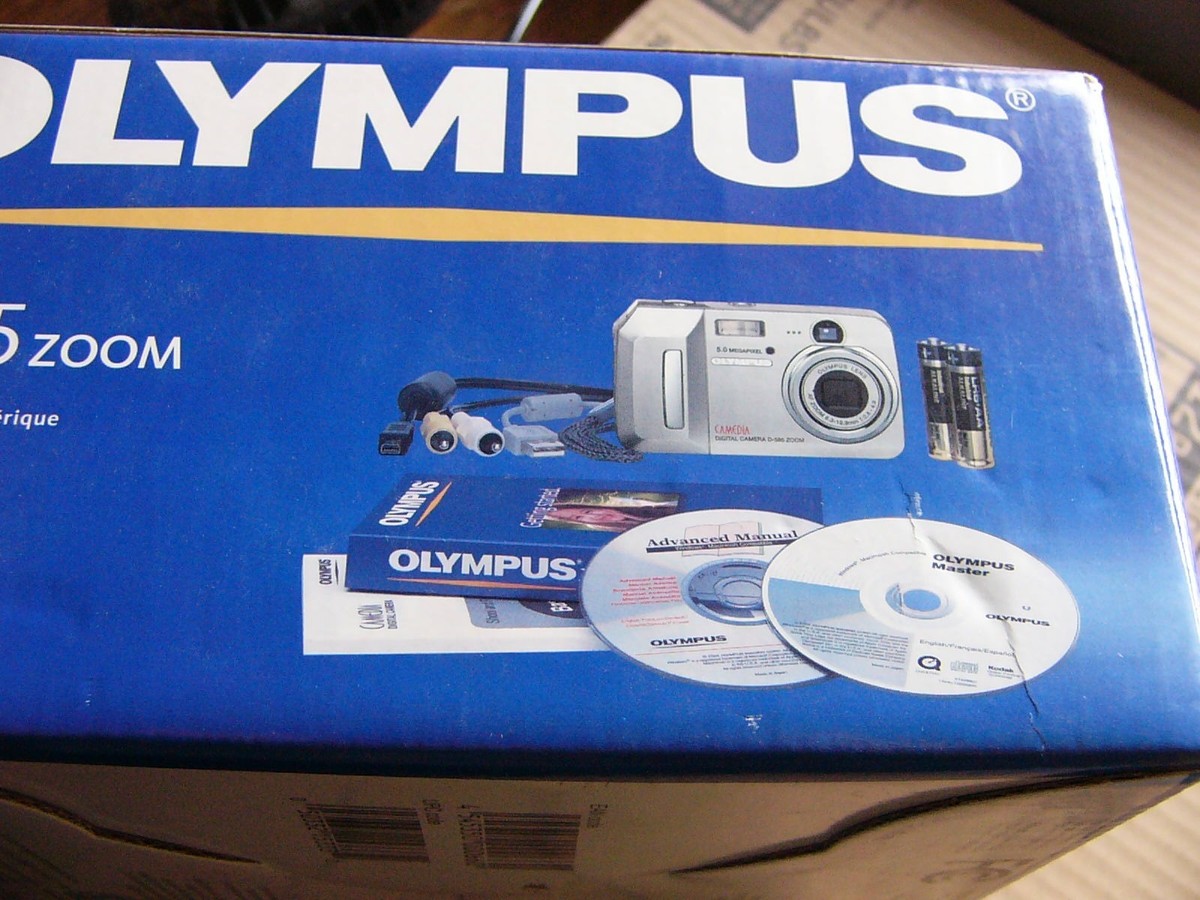 Olympus CAMEDIA D-595 5.0MP Digital Camera - Silver for sale
