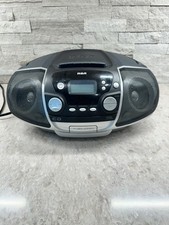 RCA Portable Boombox CD Player AM/FM Radio Cassette Recorder Working