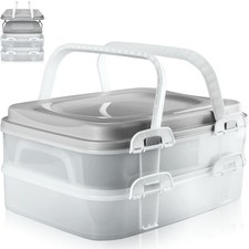 Partycontainer Kuchen Transportbox 2 Etagen H...