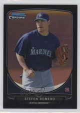 2013 Bowman Prospects Chrome Black Refractor 75/99 Stefen Romero #BCP106 3q5
