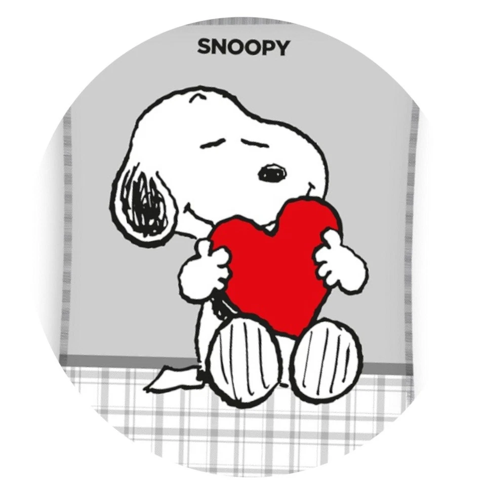 Snoopy Coral Fleecedecke Sofadecke Kinderdecke 150x200cm - Bild 2 von 2