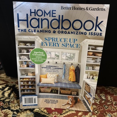 Home Handbook: Better Homes & Gardens Magazine 2025  The Cleaning & Organizing