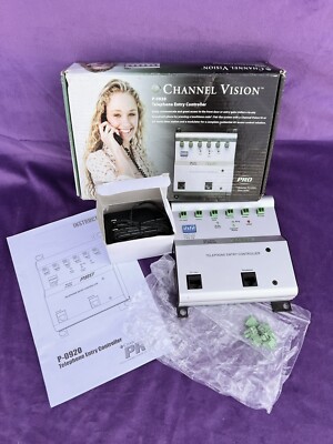 Channel Vision P-0920 Telephone Entry Controller for One Door , Silver