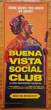 Buena Vista Social Club Broadway Advertising Flyer Pamphlet 2025