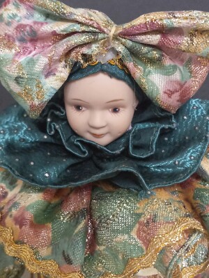 Vintage Jester Doll Music Box