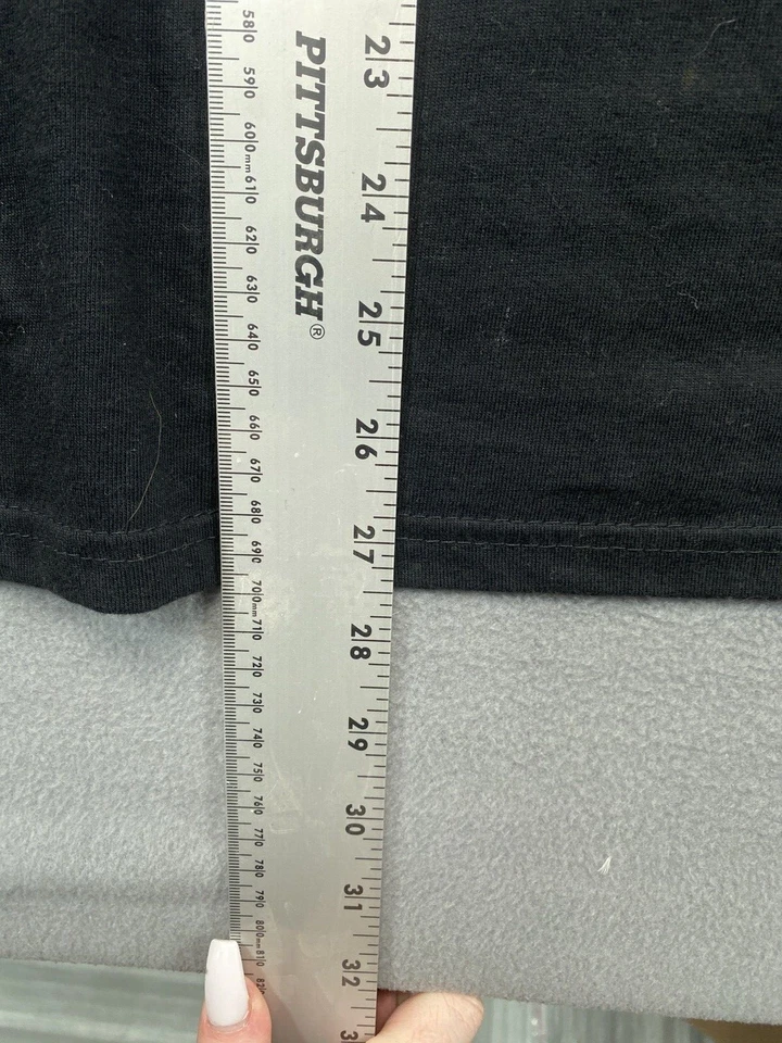 Fly Society T 恤男式中号黑色 T 恤纹身女士宝贝多色印花 — 第 3/4 张图片