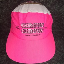 HAT CAP Circus Circus Vintage Pink Painters Las Vegas Reno Gambling Hotel Casino