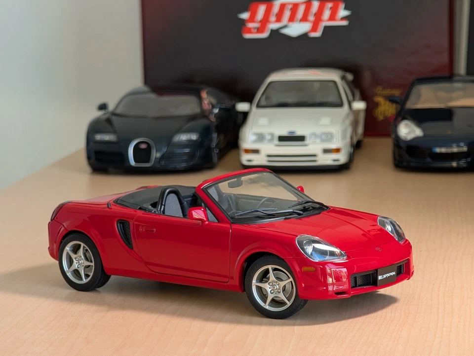 AutoArt Toyota MR2 Spyder Escala 1:18 Diecast Miniatura Modelo Coche Rojo Foto 2 de 4