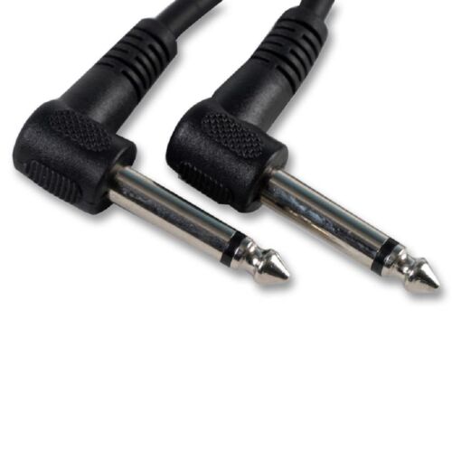 Right Angle Guitar Lead Jack to Jack Cable 6.35mm Mono Plug 6.3mm 1/4 Inch - 第 1/5 張圖片