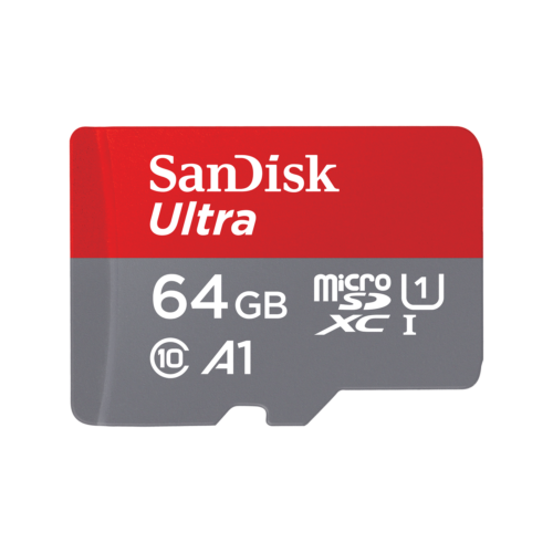 Adaptador de tarjeta de memoria UHS-I SanDisk 64 GB Ultra Micro SDXC Clase 10 80 MB/s - Imagen 1 de 1